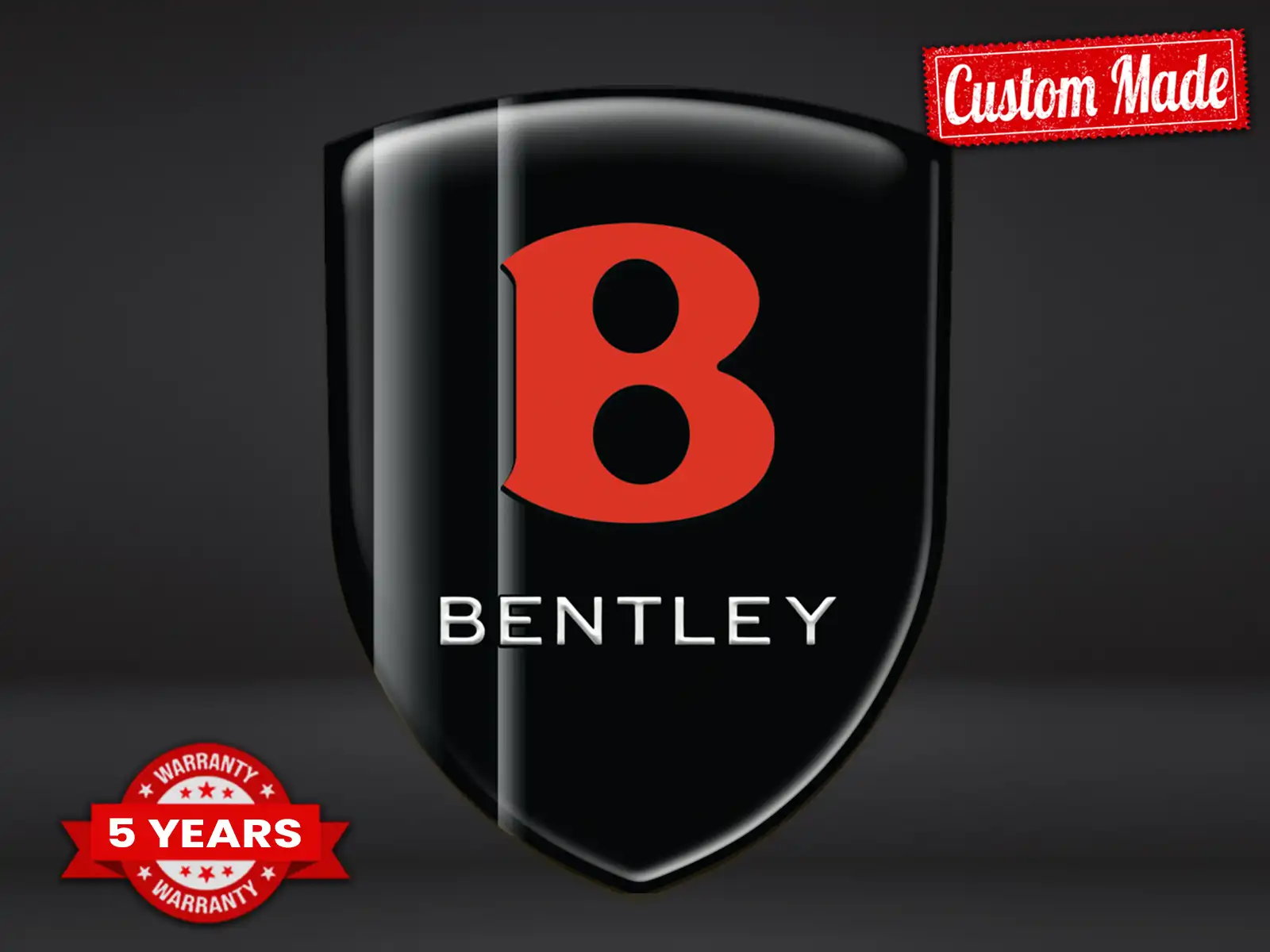 Bentley Insignias Silicona Auto Resistentes Alta Calidad Profesional